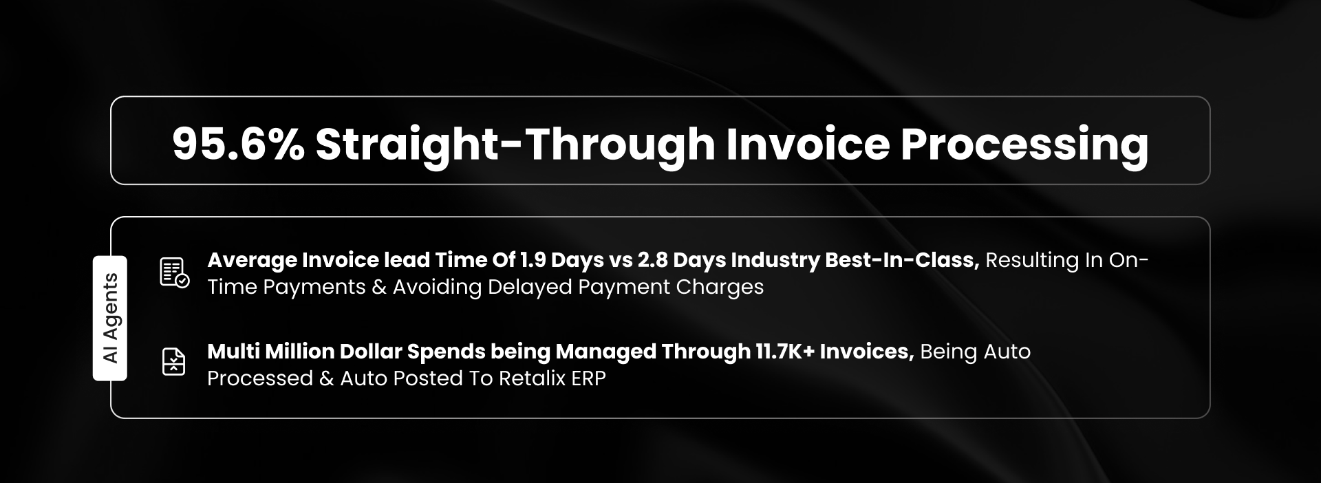 Fancy Foods achieves 95.6% Straight Through Invoice processing with HighRadius AI agents auto-processing 11.7K+ invoices and 68% faster invoice processing